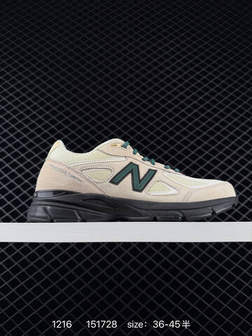 New Balance U990 U990LB6 Cream Beige Green Black White EU 36-45 Sneaker - Unisex (BS-82479)