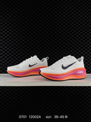 Nike Vomero Plus White Black Orange Pink EU 36-45 Running Shoe - Unisex BS-70501