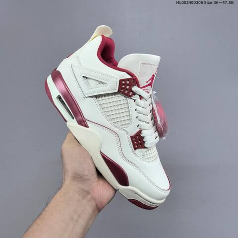 Air Jordan 4 Retro Sierra Red WMNS AIR JORDAN 4 Aj4 Lifestyle BS-66617