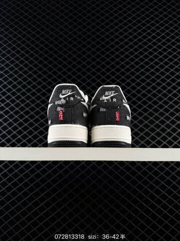 Nike Air Force 1 07 Black White Red Sail EU 36-42 Lifestyle - Unisex (BS-70052)