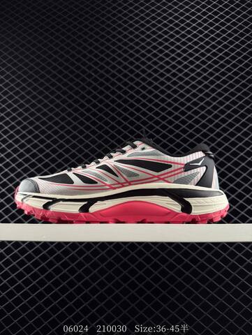 HOKA ONE ONE Mafate Speed 2 Low TPU White Black Grey Red Trail Shoe Trail Running Sneakers BS-86590
