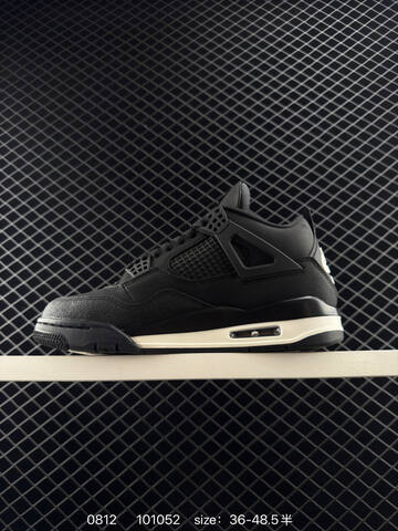Jordan Air Jordan 4 Nigel Sylvester Brick By Brick Black Sail White EU 36-48 5 Basketball Shoe - Unisex (BS-80926)