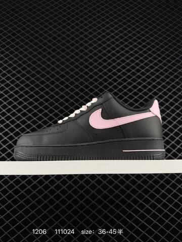 Nike Air Force 1 Low Black Pink White EU 36-45 5 Lifestyle - Unisex (BS-73832)