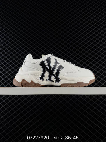 MLB LA Big Ball Chunky White Navy Blue Grey EU 35-45 Sneaker Casual Sneakers - Unisex