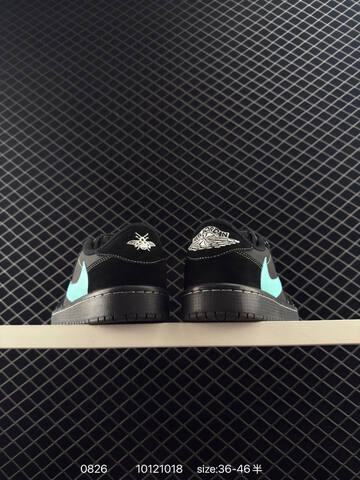 Jordan Air Jordan 1 Low Travis Scott Black Tiffany Blue White EU 36-46 Sneaker - Unisex (BS-80834)