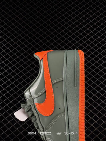 Nike Air Force 1 Low Dark Green Orange EU 36-45 Lifestyle - Unisex BS-70986