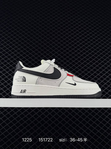 Nike Air Force 1 07 LV8 White Grey Black Red EU 36-45 Lifestyle - Unisex (BS-73496)