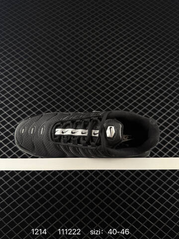 Nike Air Max Plus FB9722-001 Black Silver EU 40-46 Running - Men's (BS-73700)