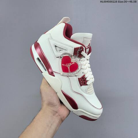 Air Jordan 4 Retro Sierra Red WMNS AIR JORDAN 4 Aj4 Lifestyle BS-66663