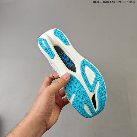 HOKA ONE ONE Mach X 3 White Black Blue Cream EU 36-45 Running Shoe Running Sneakers - Unisex (BS-69451)