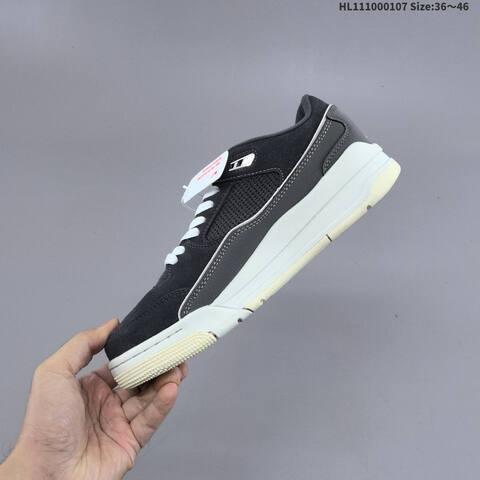 Jordan Flight Court HF3255-002 Black Grey White EU 36-46 Casual - Unisex (BS-67066)