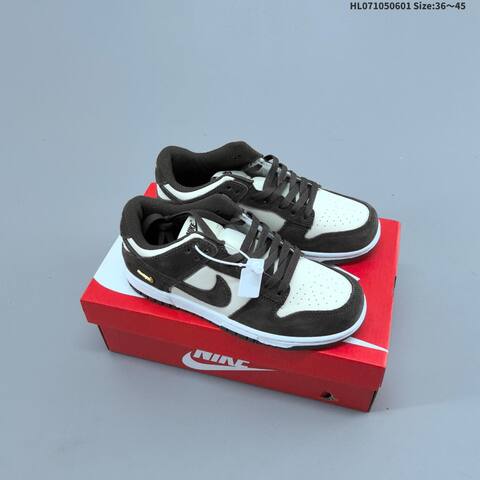 Nike Dunk Low Sail Blue Brown White EU 36-45 Skate Shoe - Unisex BS-60032