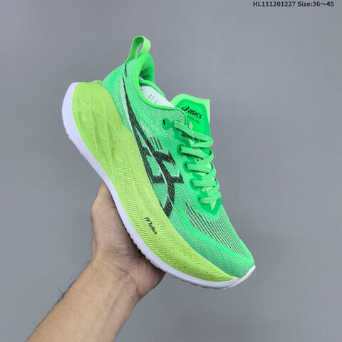 ASICS SUPERBLAST 2 PARIS Neon Green Black White EU 36-45 Running Shoe Running Sneakers - Unisex (BS-69122)