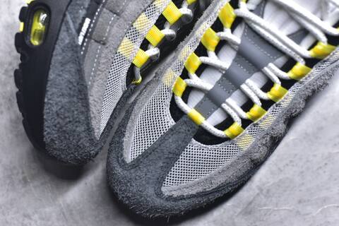 Nike Air Max 95 Grey White Black Yellow Sneaker BS-59638