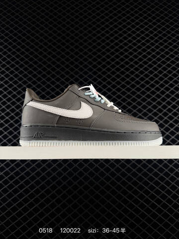 Nike Air Force 1 07 Low Dark Brown Light Blue White EU 36-45 Lifestyle - Unisex (BS-71375)