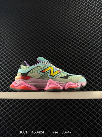 New Balance 9060 Grey Pink Purple Beige EU 36-47 Sneaker - Unisex (BS-82757)