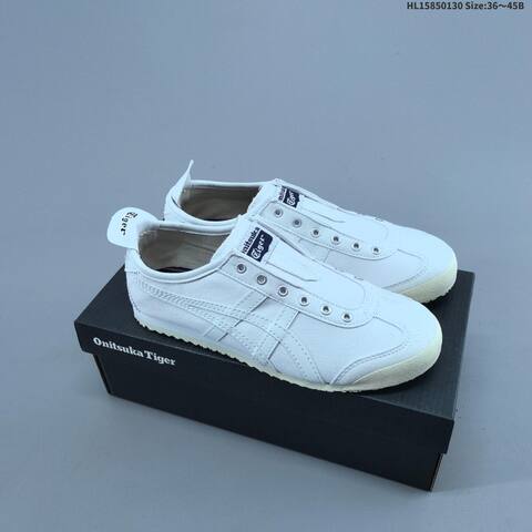 Onitsuka Tiger Mexico 66 Paraty Slip On White Black Orange Green Cream EU 36 45 Sneaker EU 36-45 Casual Sneakers - Unisex (BS-69027)