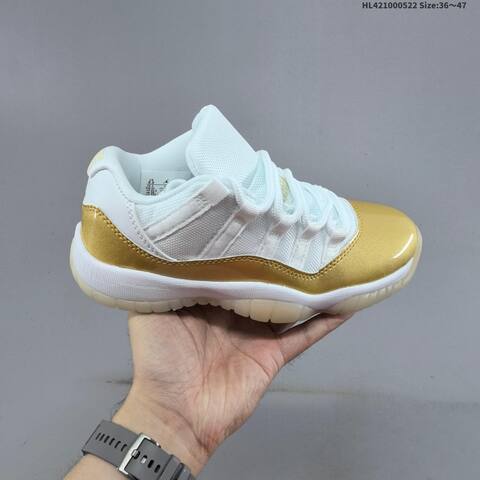 Jordan Air Jordan 11 Retro Low White Gold EU 36-47 Basketball - Unisex (BS-65900)