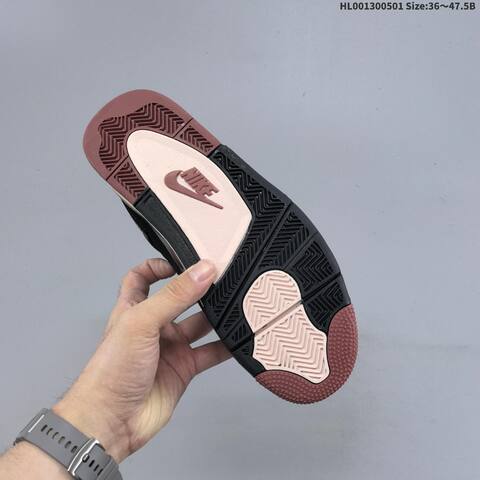 Jordan Air Jordan 4 Retro London Black Grey Burgundy Cream EU 36-47 5 Basketball - Unisex (BS-66066)