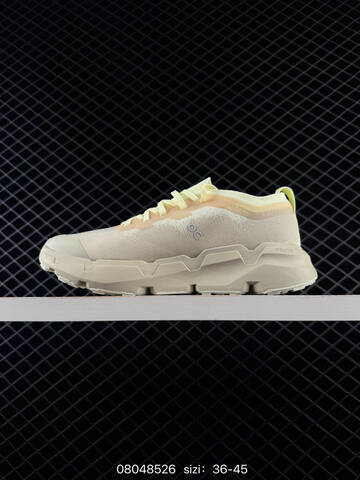 On Cloudsoma Cream Pale Yellow Beige EU 36-45 Trail Shoe Trail Running Sneakers - Unisex (BS-84940)