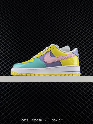 Nike Air Force 1 Low Easter IQ9706-701 Yellow Turquoise Purple Pink White EU 36-45 Sneaker - Unisex (BS-70646)
