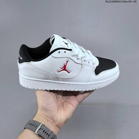 Jordan Court Legacy White Black Red EU 36-45 Casual - Unisex (BS-65981)