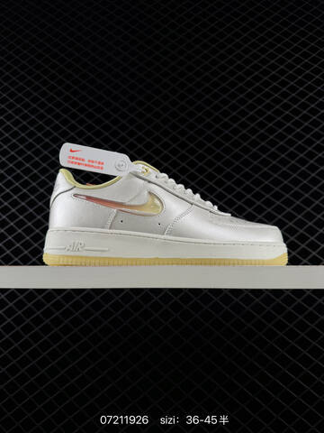 Nike Air Force 1 07 Low Metallic Silver Pale Yellow EU 36-45 Lifestyle Unisex BS-70141