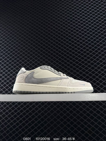 Jordan Air Jordan 1 Low Travis Scott Reverse Mocha Brown Beige Cream Multicolor EU 36-45 Sneaker - Unisex (BS-80986)