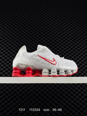 Nike Shox TL AR3566-002 Black Red And White Silver Red EU 36-46 Running - Unisex BS-73761