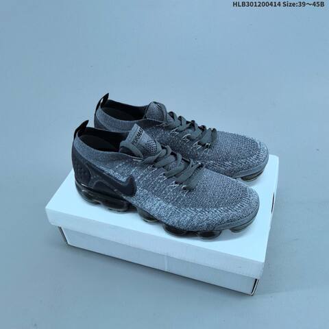 Nike Air VaporMax Flyknit 2 Black White EU 36-45 Running Shoe - Unisex (BS-60755)