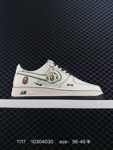 Nike Air Force 1 07 White Black Grey Red Navy EU 36-45 5 Lifestyle - Unisex (BS-74157)