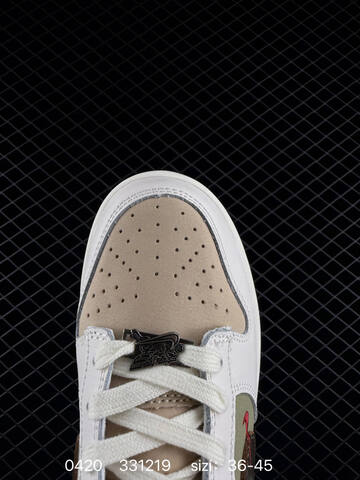 Nike SB Dunk Low IQ1118-220 CNY Pegasus Pack White Olive Green Khaki Dark Brown With Red Accents EU 36-45 Skate - Unisex BS-71976