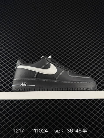 Nike Air Force 1 07 Black White EU 36-45 Lifestyle - Unisex (BS-73643)