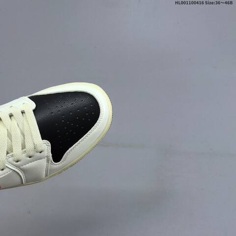 Jordan Air Jordan 1 Low White Black Pink EU 36-46 Basketball - Unisex (BS-66170)