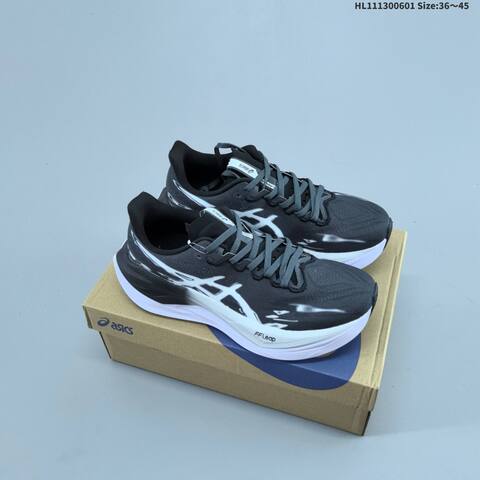 ASICS MEGABLAST FF Leap Black White Grey EU 36-45 Running Shoe Running Sneakers - Unisex BS-68773