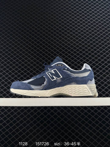 New Balance 2002R Bape M2002RSABATHINGAPE8 Navy Blue Grey White Cream EU 36-45 Sneaker Unisex BS-82542