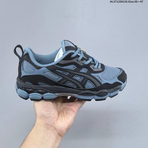 Asics Gel-NYC RGD Grey Blue Black EU 36-47 Running Shoe Running Sneakers - Unisex (BS-69037)