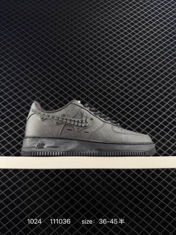 Nike Air Force 1 Low x Travis Scott Utopia Grey Black And Black Anthracite EU 36-45 5 Lifestyle - Unisex (BS-74612)