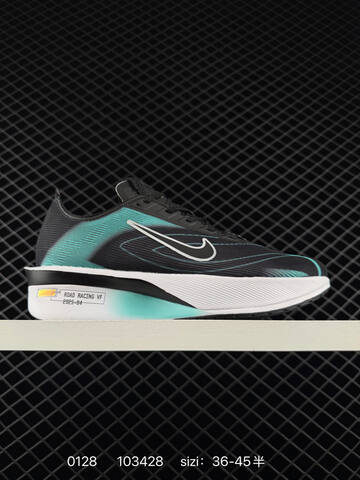 Nike ZoomX Vaporfly NEXT 4 Black Teal White Black Orange White Black 36-45 5 Running - Unisex (BS-72922)