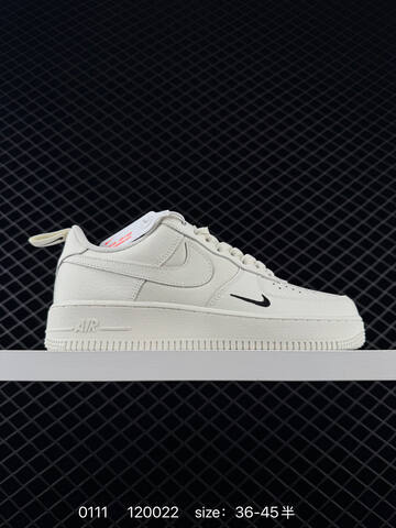 Nike Air Force 1 07 LV8 Sail Off-White With Black EU 36-45 5 Lifestyle - Unisex (BS-73193)