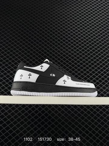 Nike Air Force 1 07 Black White 38-45 Casual - Unisex (BS-74408)