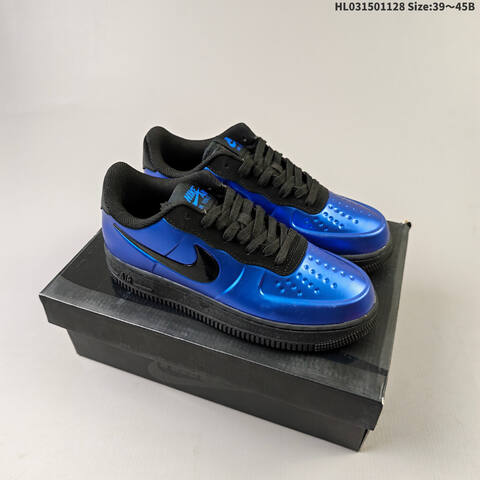 Nike Air Force 1 Black Purple 39 45 Lifestyle - Unisex (BS-62995)