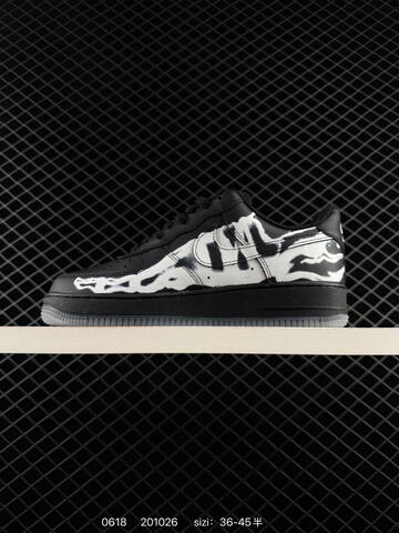 Nike Air Force 1 07 Black White Clear EU 36-45 Sneaker - Unisex BS-70709