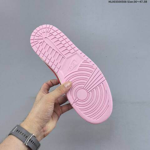Jordan Travis Scott x Air Jordan 1 Low Pink White Red EU 36-47 5 Basketball - Unisex (BS-66017)