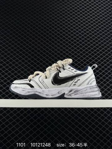 Nike Air Monarch IV White Black Navy EU 36-45 5 Casual - Unisex (BS-74424)