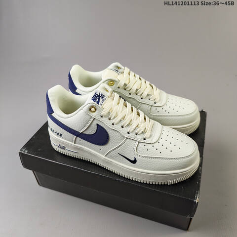 Nike Air Force 1 07 LX Sail Navy Gold EU 36-45 Sneaker - Unisex (BS-63787)