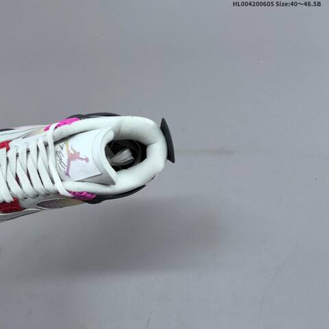 Jordan Air Jordan 4 Retro Comic White Black Pink Yellow Gradient EU 40-48 5 Basketball - Men's (BS-65803)