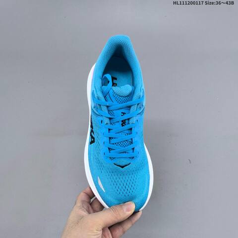 HOKA Bondi 9 Blue White Pink Black EU 36-43 Running Shoe Running Sneakers - Unisex (BS-69401)