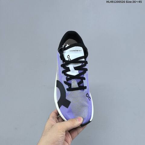 On Cloudboom Volt 3 MF30980462 Purple Black White Neon Yellow EU 36-45 Running Shoe Running Sneakers - Unisex (BS-69517)