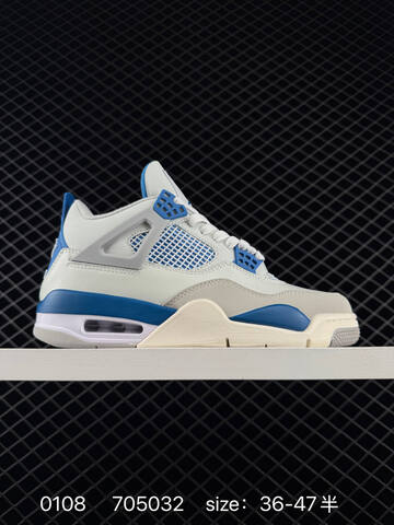 Jordan Air Jordan 4 Retro Off White Green Grey Brown EU 36-47 Basketball Shoe - Unisex BS-79872